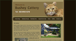 Desktop Screenshot of busheycats.co.uk